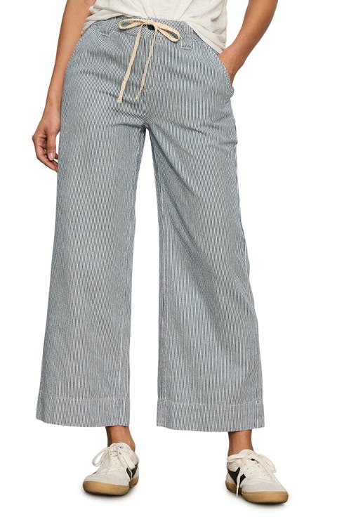 Lily Stripe Crop Pants (Petite)