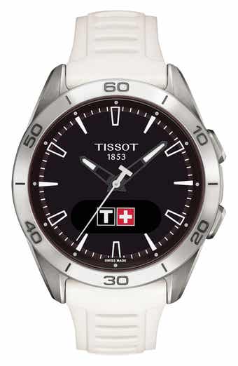 T-Touch Connect Sport Solar Smart Silicone Strap Watch, 43.75mm
