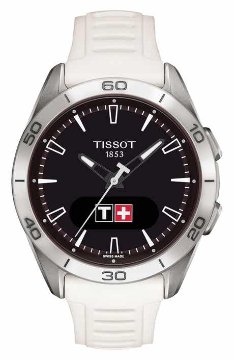 T-Touch Connect Sport Solar Smart Silicone Strap Watch, 43.75mm