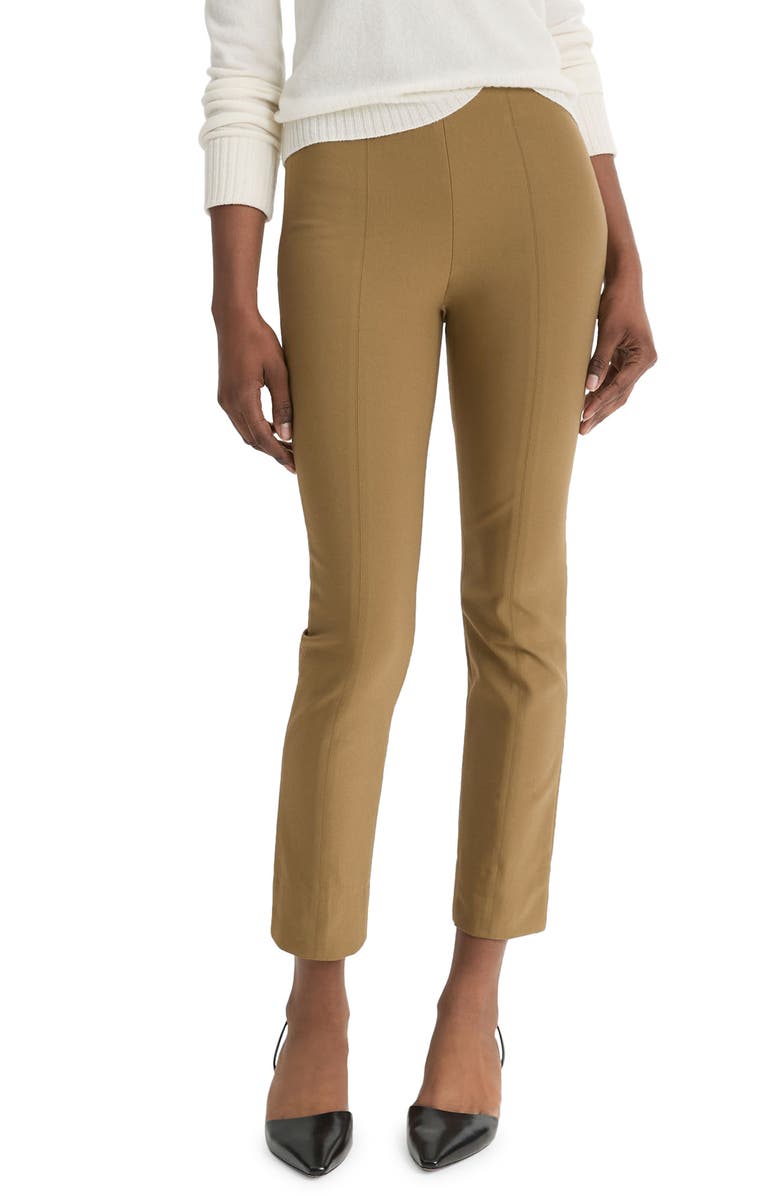 Vince Straight Leg Ankle Pants, Main, color, Oak Wood