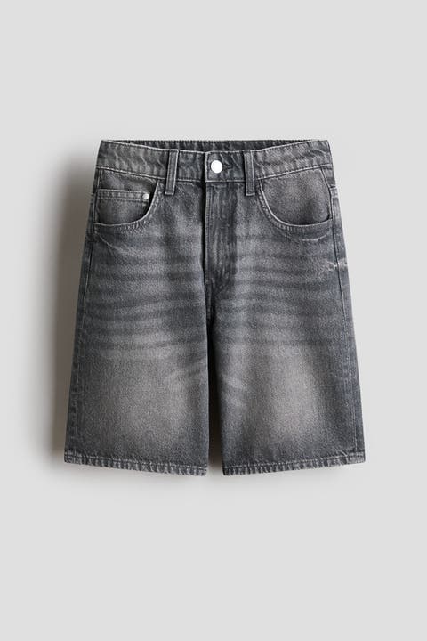 Baggy Fit Denim Shorts
