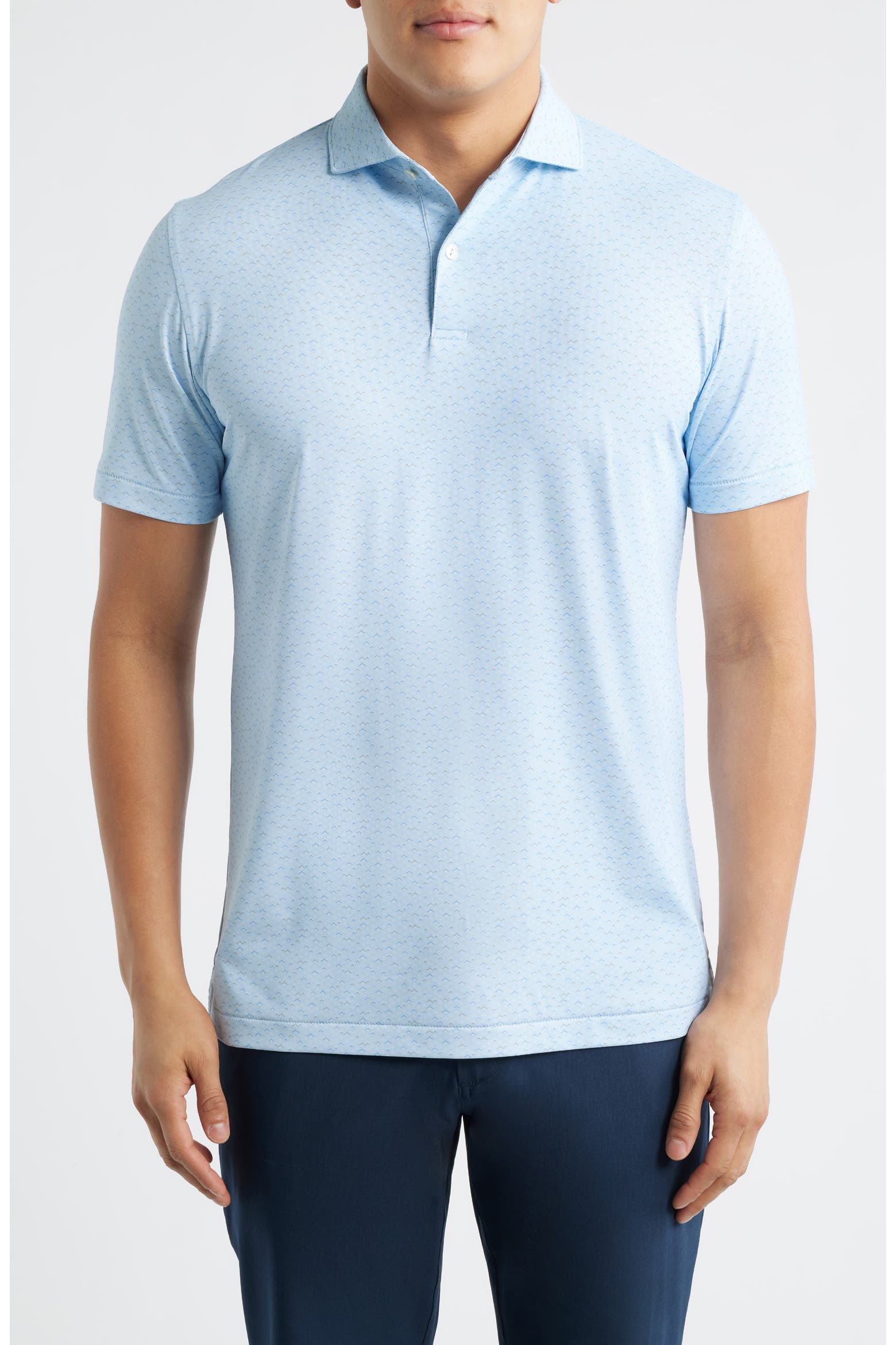 Code 1 Performance Nj Peter Millar Soprano Waves Performance Jersey Golf Polo (Men ...