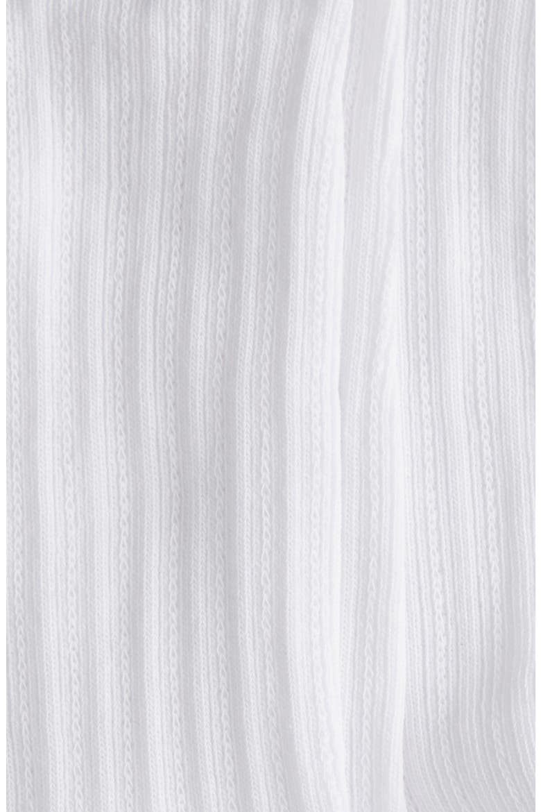 3-Pack Scalloped Pointelle Crew Socks, Alternate, color, WHITE
