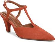 Franco Sarto Ovett Pointed Toe T-Strap Pump
