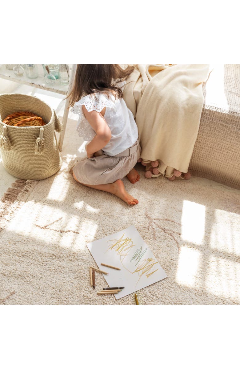 Lorena Canals Washable Rug Pine Forest, Alternate, color, Natural, Brown, Olive, Grey