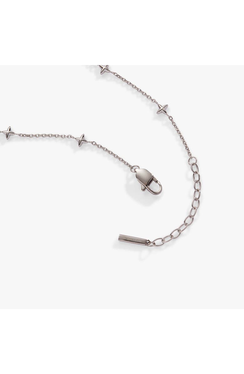 Alex and Ani Star Chain Anklet, Alternate, color, Silver