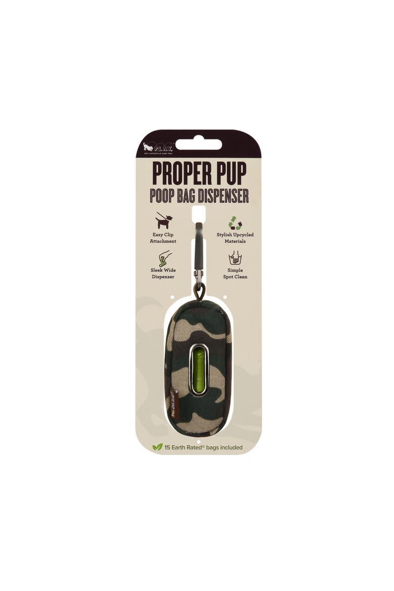 Proper Pup Camo Poop Bag Dispenser, 15 Bags, Alternate, color, Multicolored