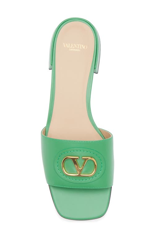 Valentino Vlogo Signature Leather Sandal