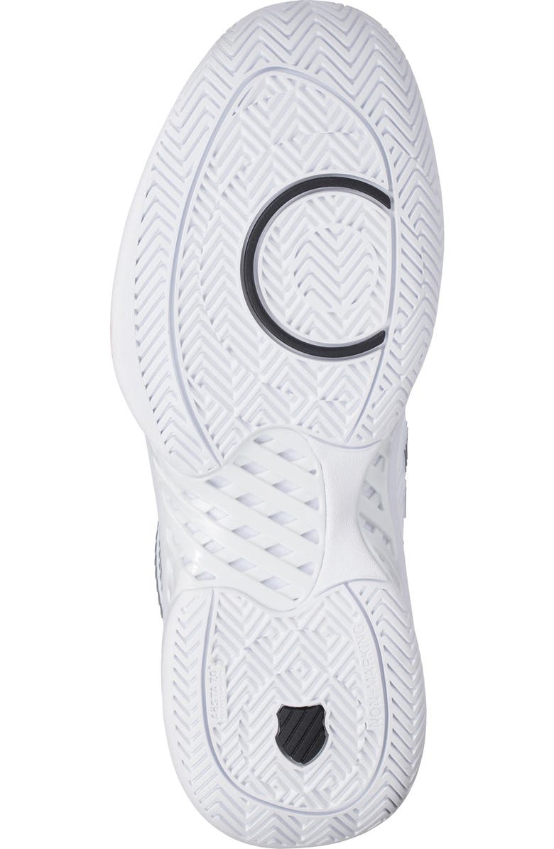 K-Swiss Hypercourt Express 2 Tennis Shoe, Alternate, color, White/ Black/ White