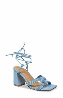 CHASE AND CHLOE Jayden Ankle Wrap Sandal