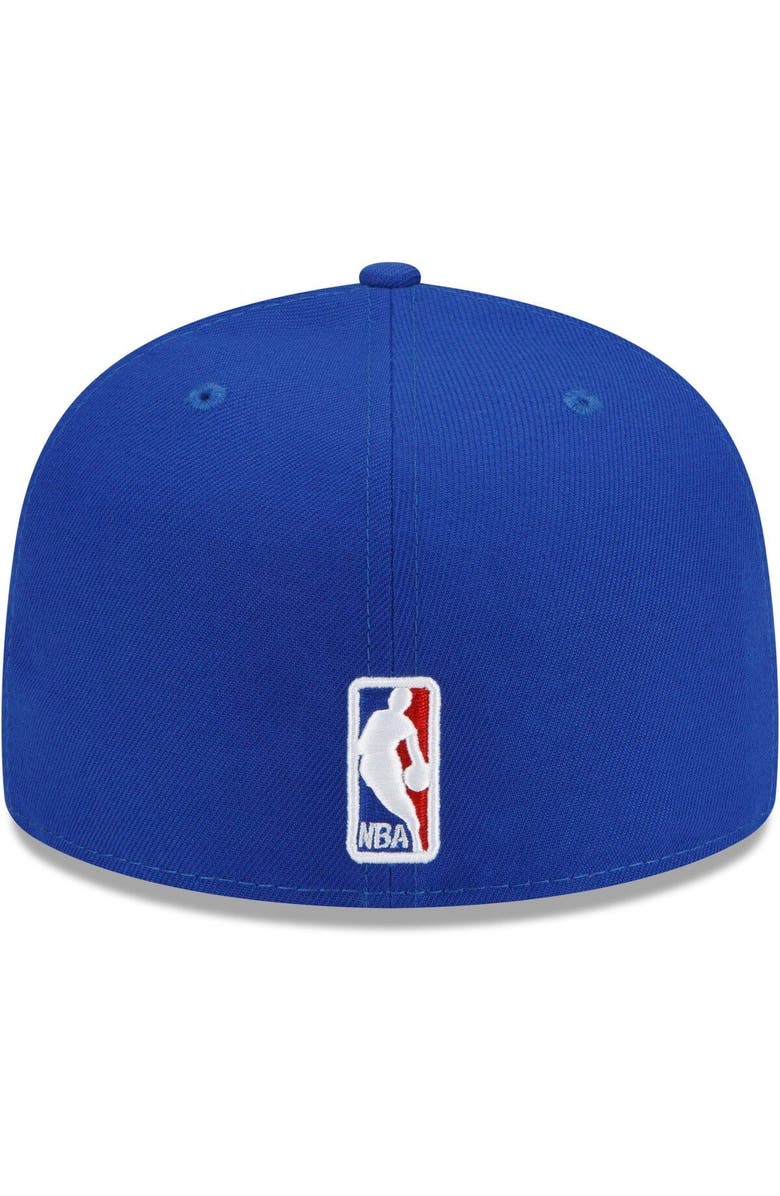 New Era Men's New Era x Just Don Royal Golden State Warriors 59FIFTY Fitted Hat, Alternate, color, Royal