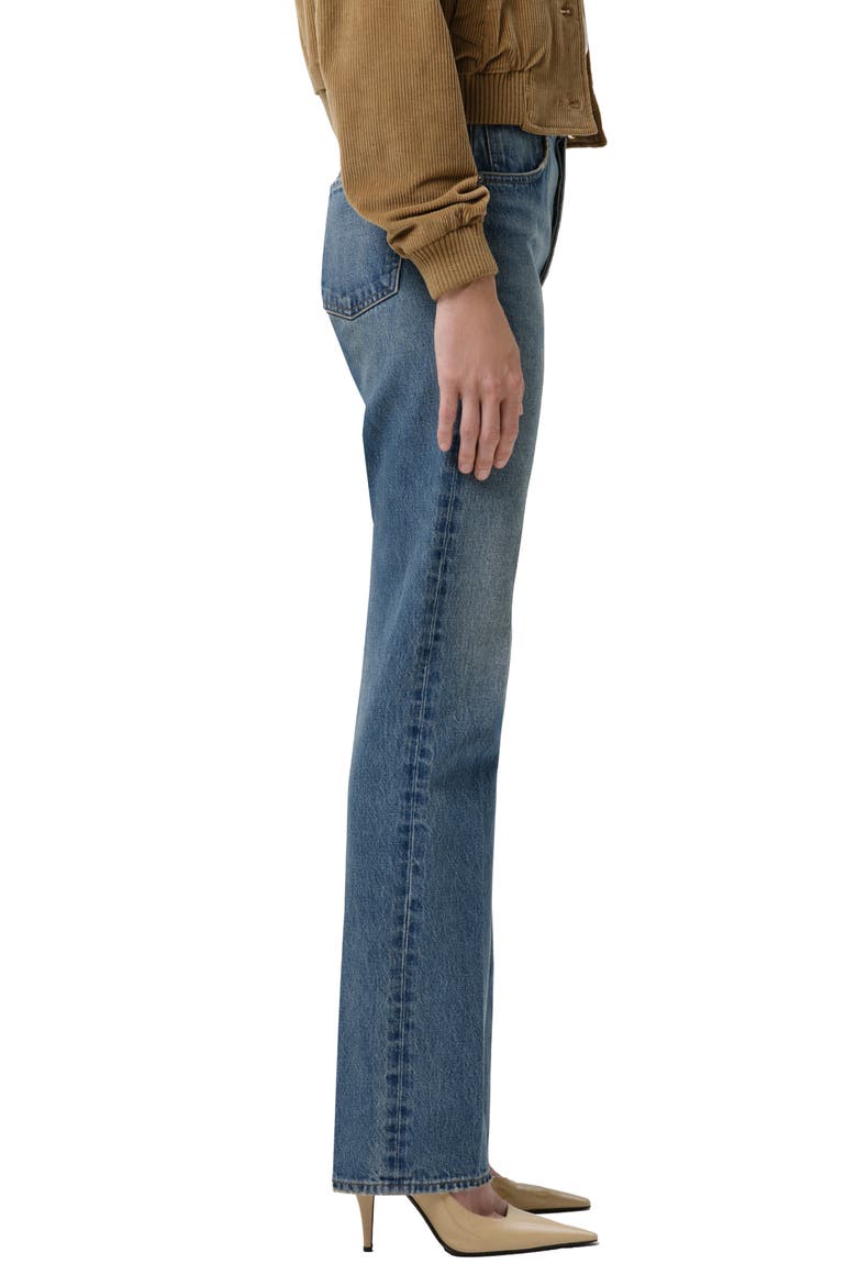 90s High Waist Straight Leg Jeans, Alternate, color, DIRTY MARTINI MD VINT IND