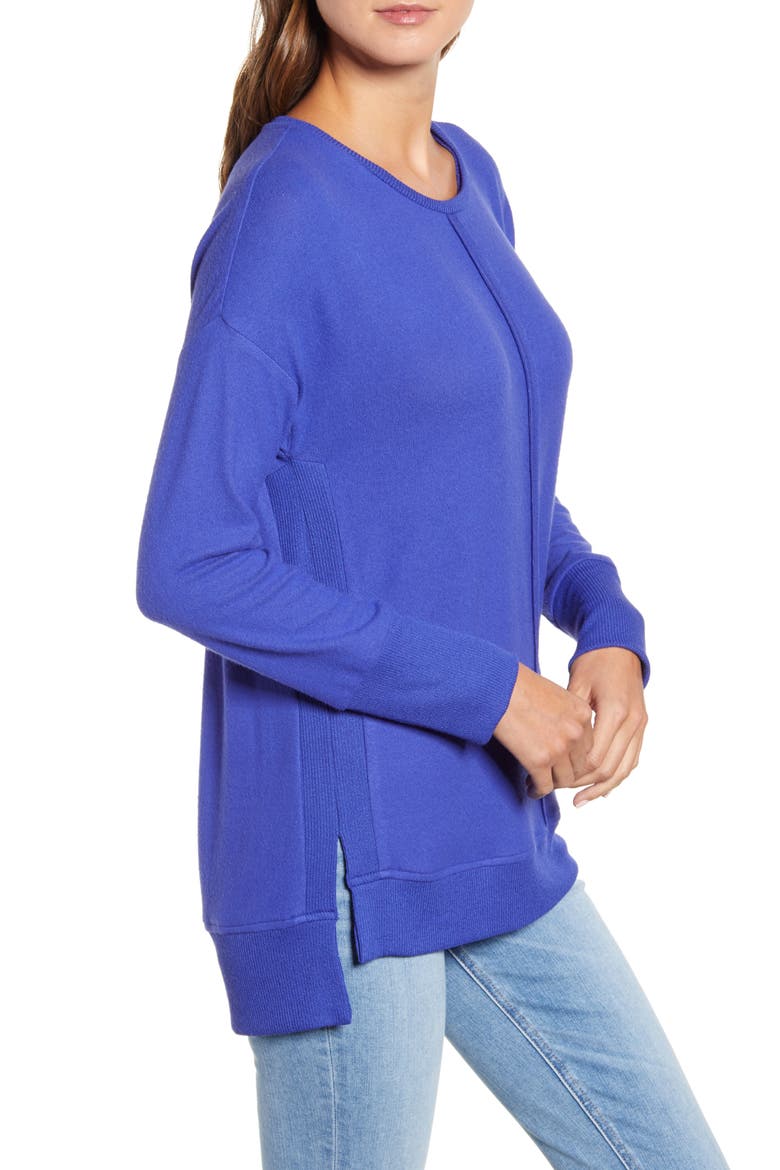 Gibson Cozy Tunic, Alternate, color, AMYTHEST FIRE
