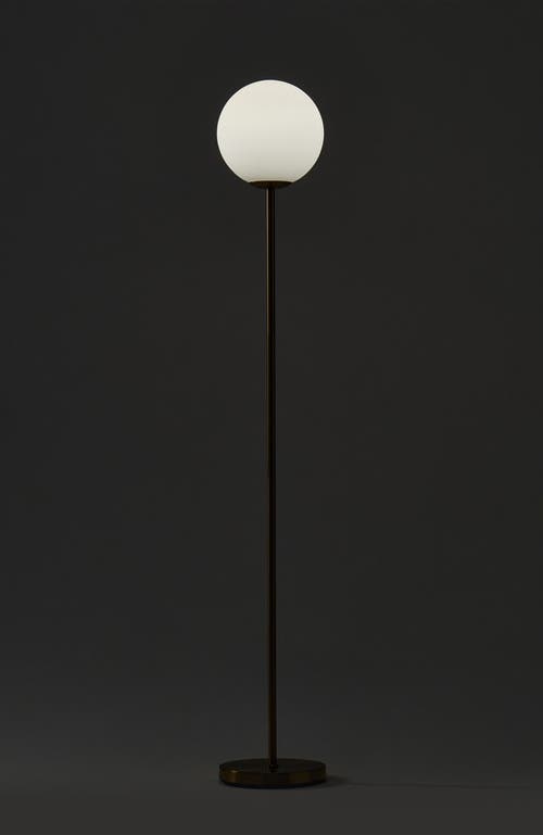 Brightech Luna 65" Modern Led Floor Lamp With Glass Globe Shade