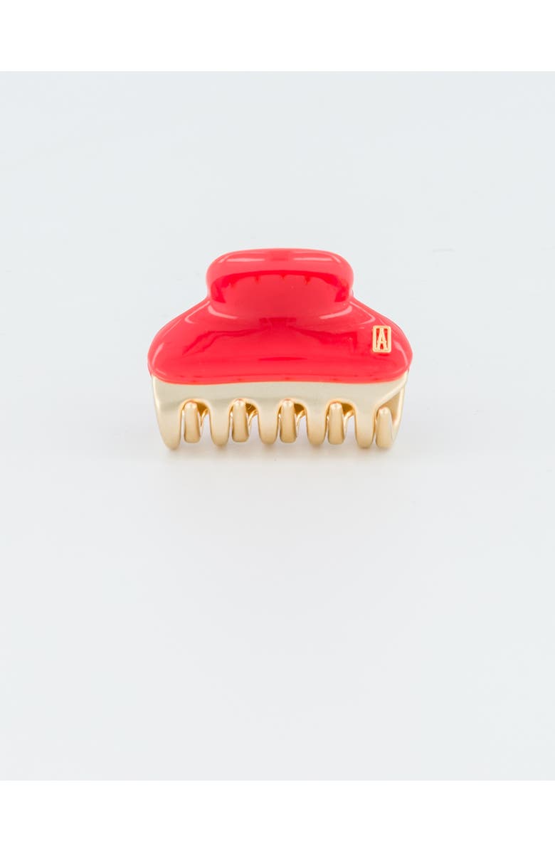 Alexandre de Paris Vendome Small Hair Claw Clip, Main, color, Red