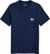 vineyard vines Kids' USA Soccer Whale Pocket Graphic T-Shirt