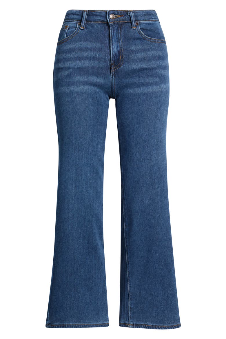 Kids' Cloud Denim Flare Leg Jeans, Main, color, INDIGO