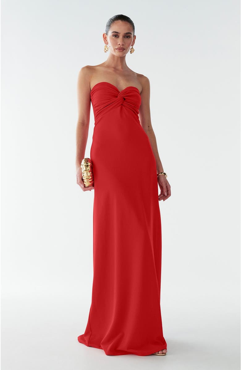 BWLDR Chase Maxi Dress, Alternate, color, Red