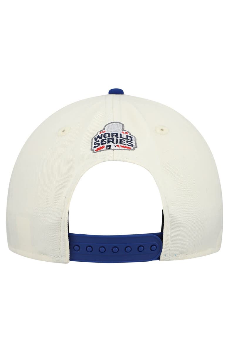 New Era Men
s New Era Cream/Royal Chicago Cubs World Series 9FORTY M-Crown Adjustable Hat, Alternate, color, Cream