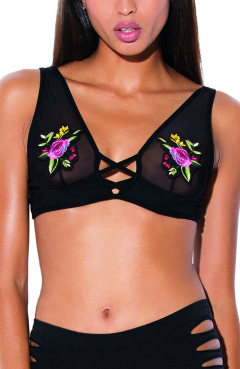 Flower Applique Bralette