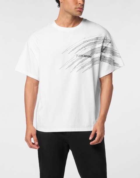 Round Neck T-Shirt Scratch Men