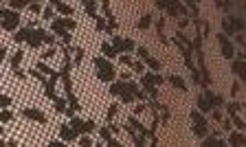 Memoi Cami Chic Lace Basque & G-string Set In Black