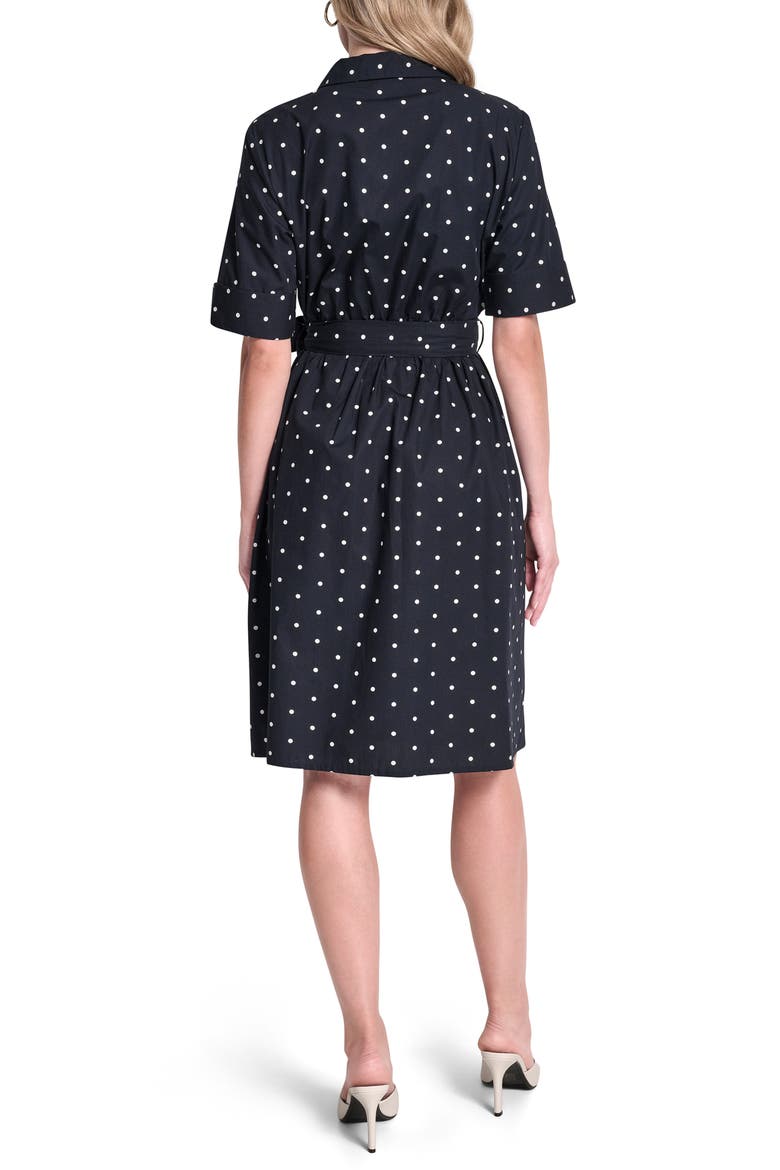 Tie Waist Shirtdress, Alternate, color, SPRING NAVY