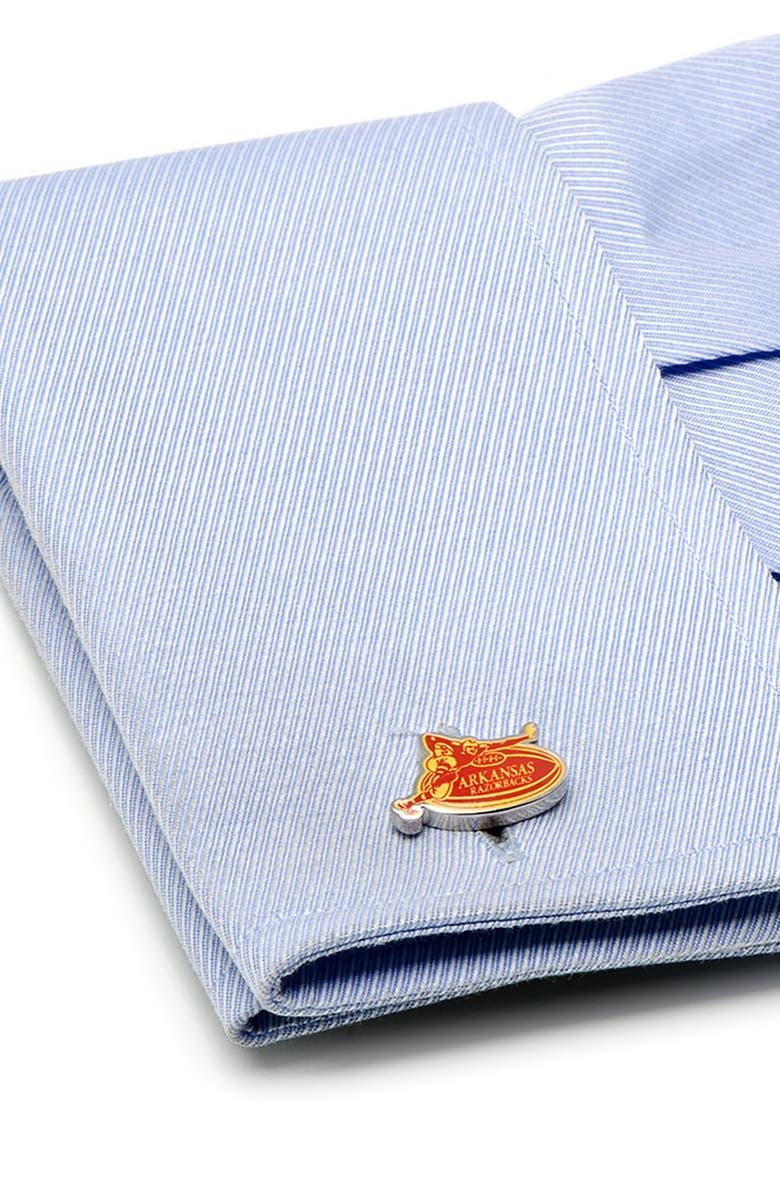 Cufflinks, Inc. Vintage Arkansas Razorback Cuff Links, Alternate, color, 