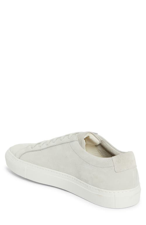 Common Projects Achilles Sneakers In Light Grey Nubuck In Gray