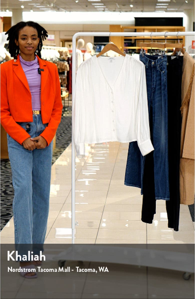 V-Neck Button Blouse, sales video thumbnail