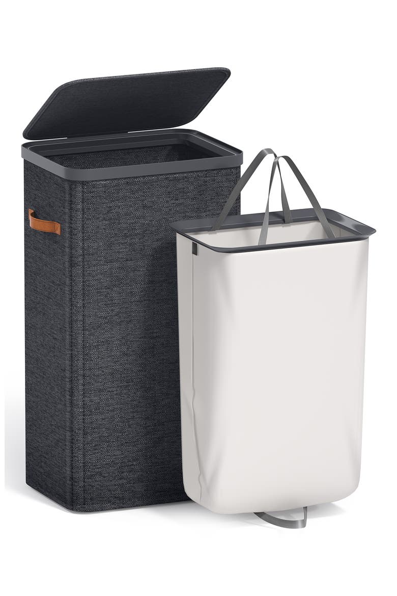Laundry Basket, Main, color, BLACK