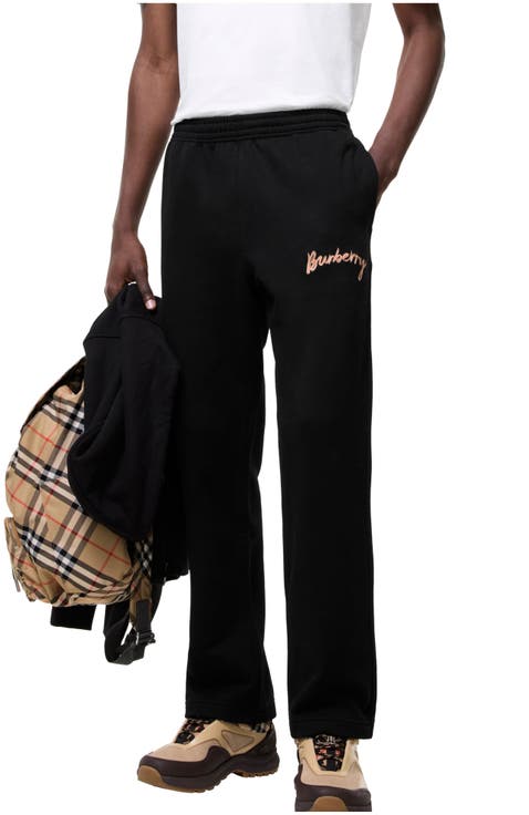 Logo Cotton Track Pants