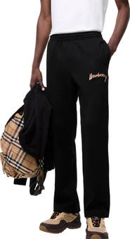 Burberry Logo Cotton Track Pants