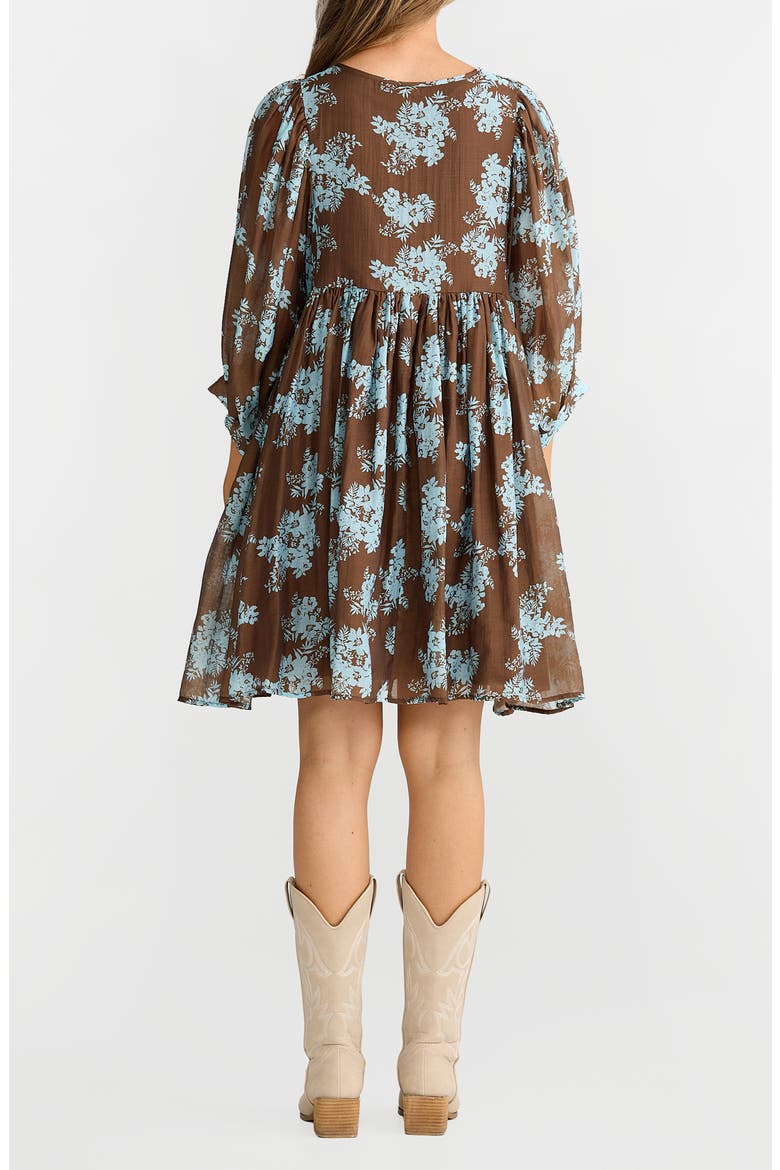 Wisteria Long Sleeve Dress, Alternate, color, MISTFLOWER