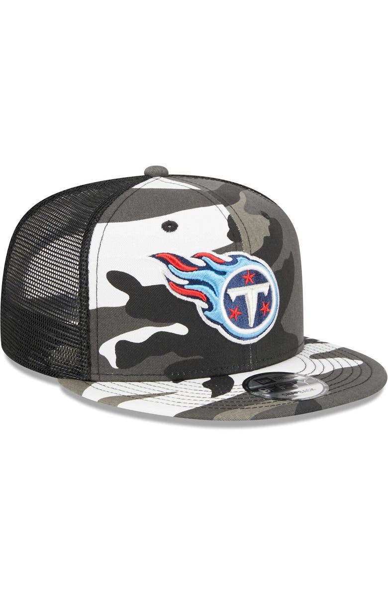 New Era Men's New Era Urban Camo Tennessee Titans 9FIFTY Trucker Snapback Hat, Alternate, color, 