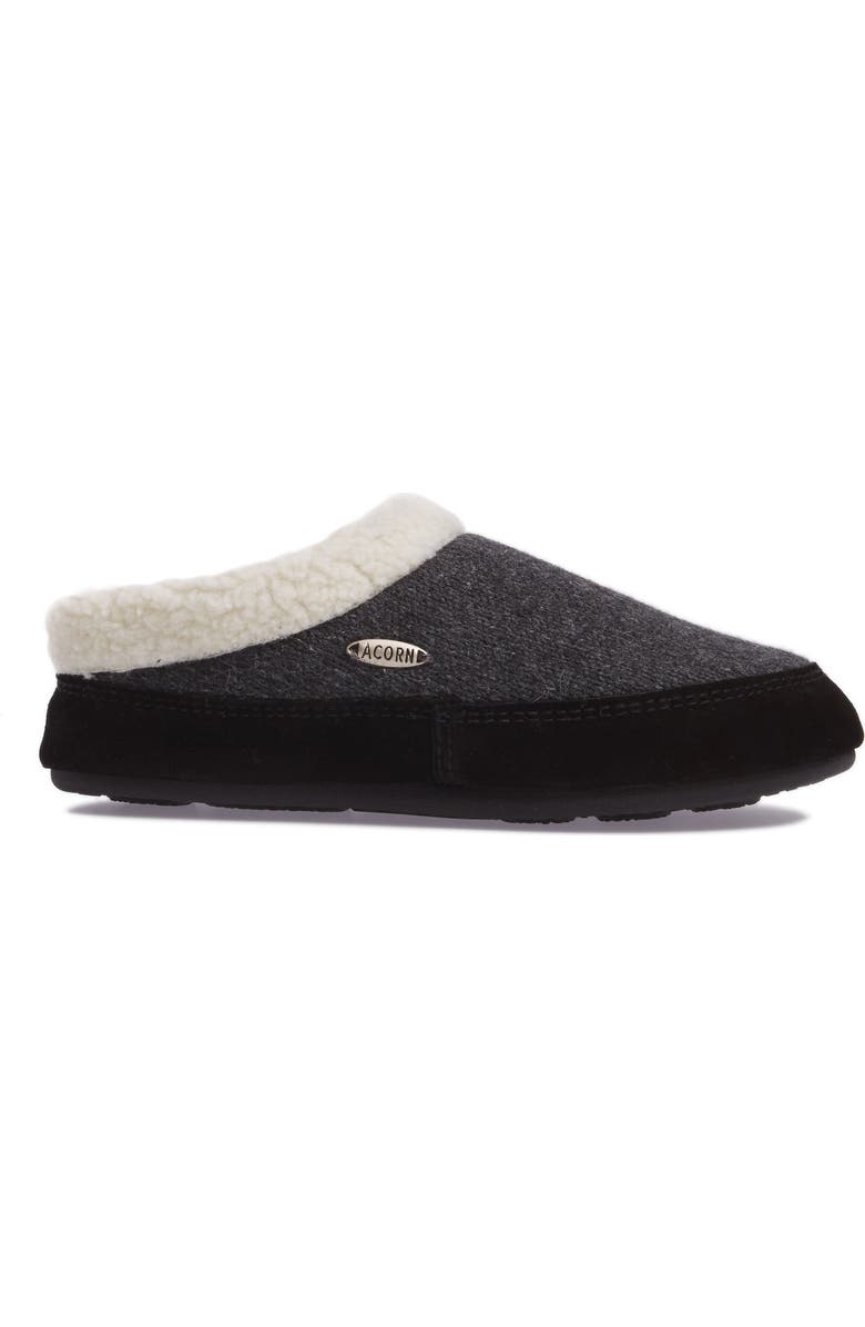 Acorn Faux Fur Mule Slipper, Alternate, color,