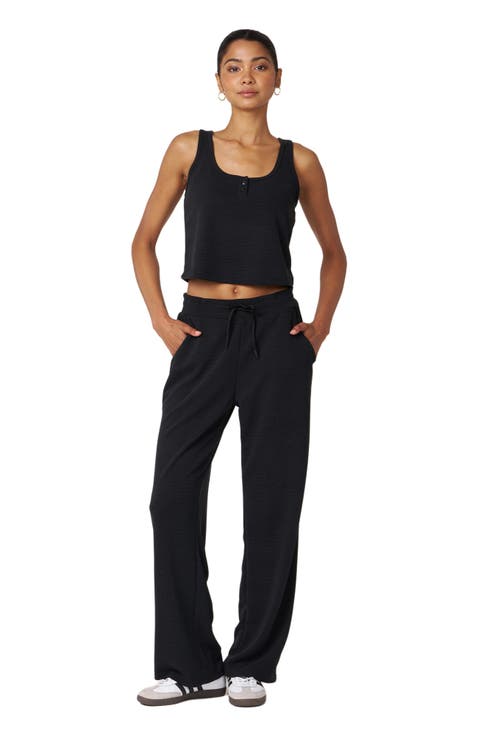 Retreat Waffle Wide Leg Pant 30"