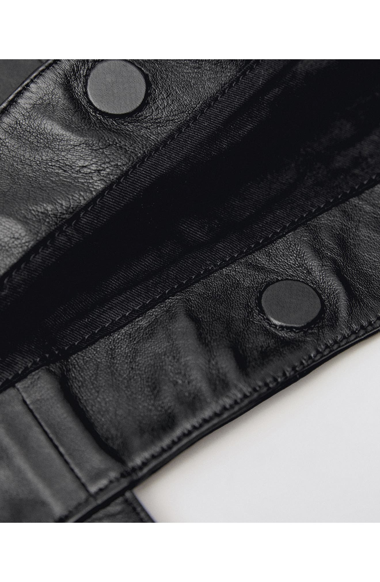 MANGO Patchwork Leather Shopper Bag, Alternate, color, Black