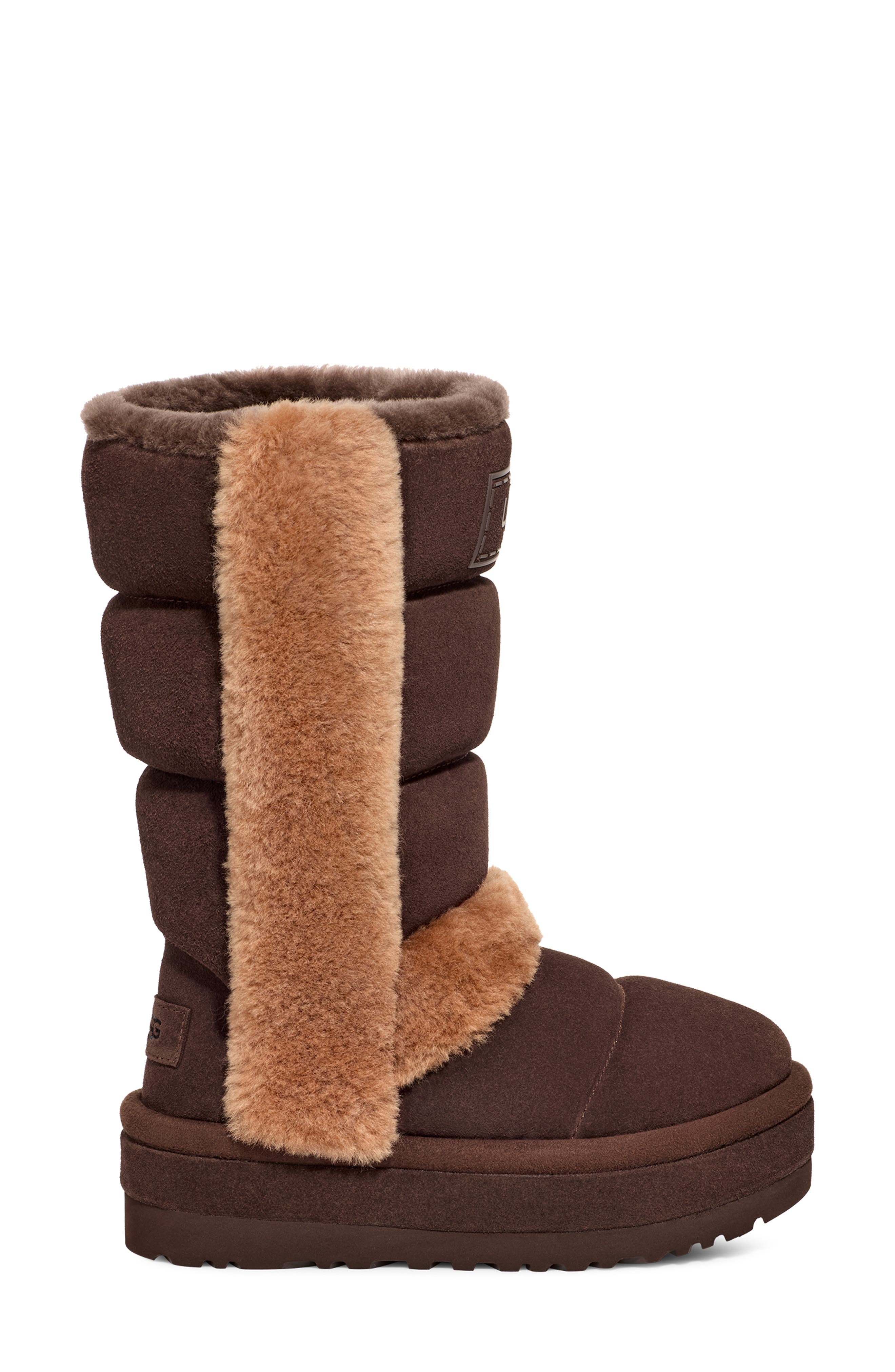 UGG<sup>®</sup> Chillapeak Genuine Shearling Trim Tall Boot, Alternate, color, 
