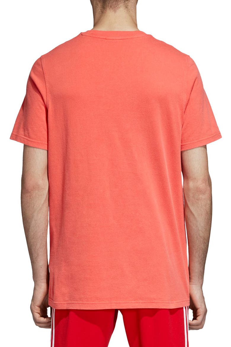 Trefoil Graphic T-Shirt, Alternate, color, BRIGHT RED