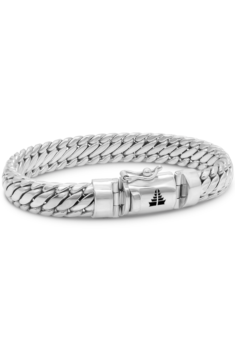 DEVATA Java 10mm Chain Bracelet in Sterling Silver, Alternate, color, Silver