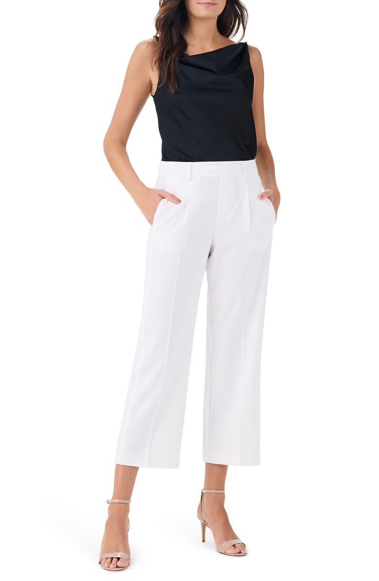 NIC+ZOE Wide Leg Crop Pants, Alternate, color, Classic Cream