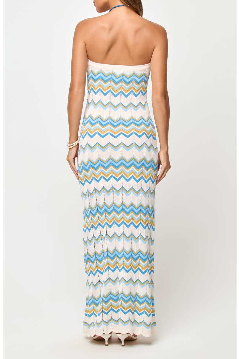 Hallie Strapless Maxi Cover-Up Dress, Alternate, color, GOLD COAST