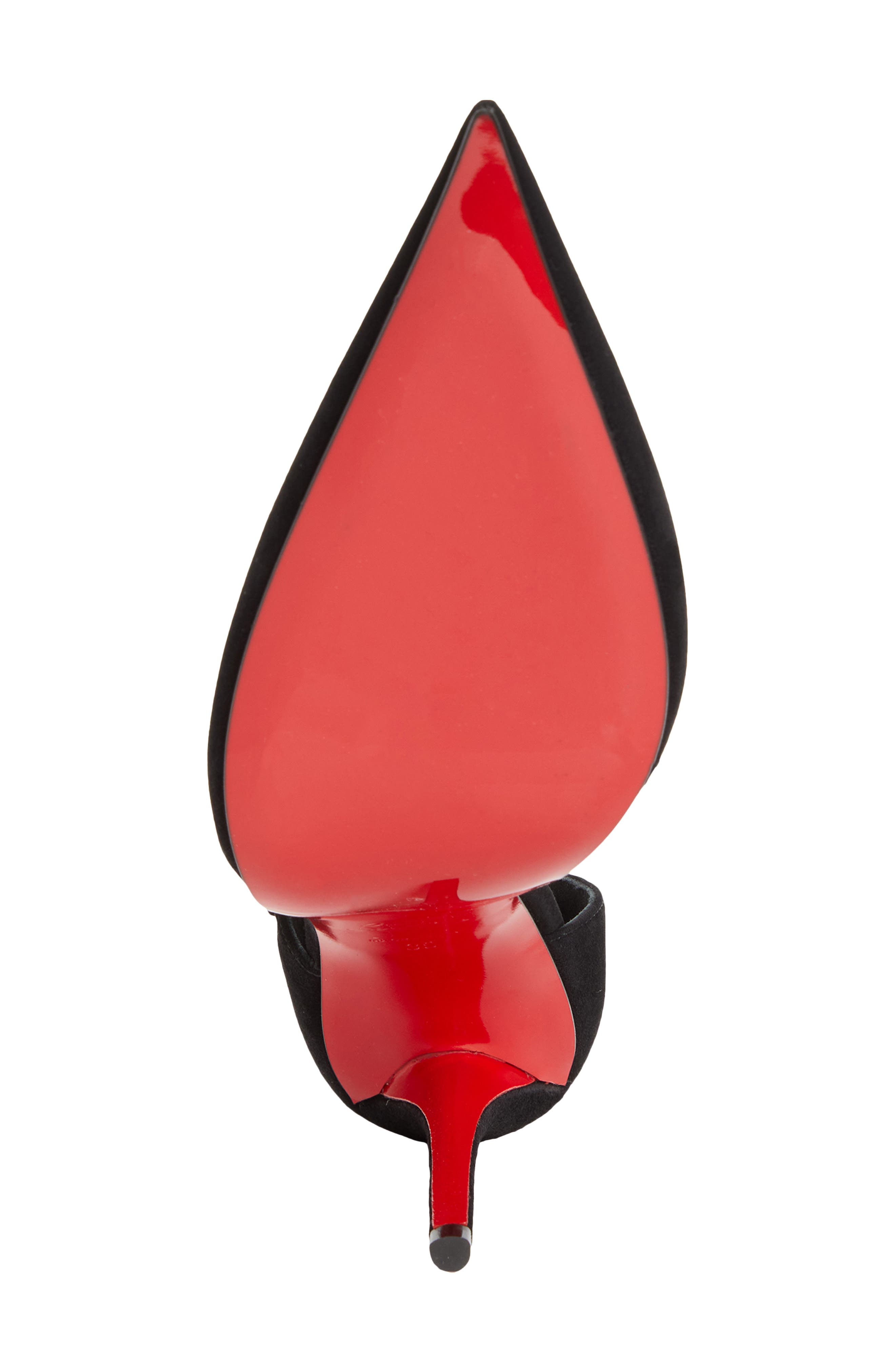 Christian Louboutin Miss Ziggyta d'Orsay Pump, Alternate, color, Black