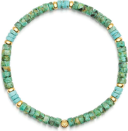 Nialaya Heishi Beaded Wristband