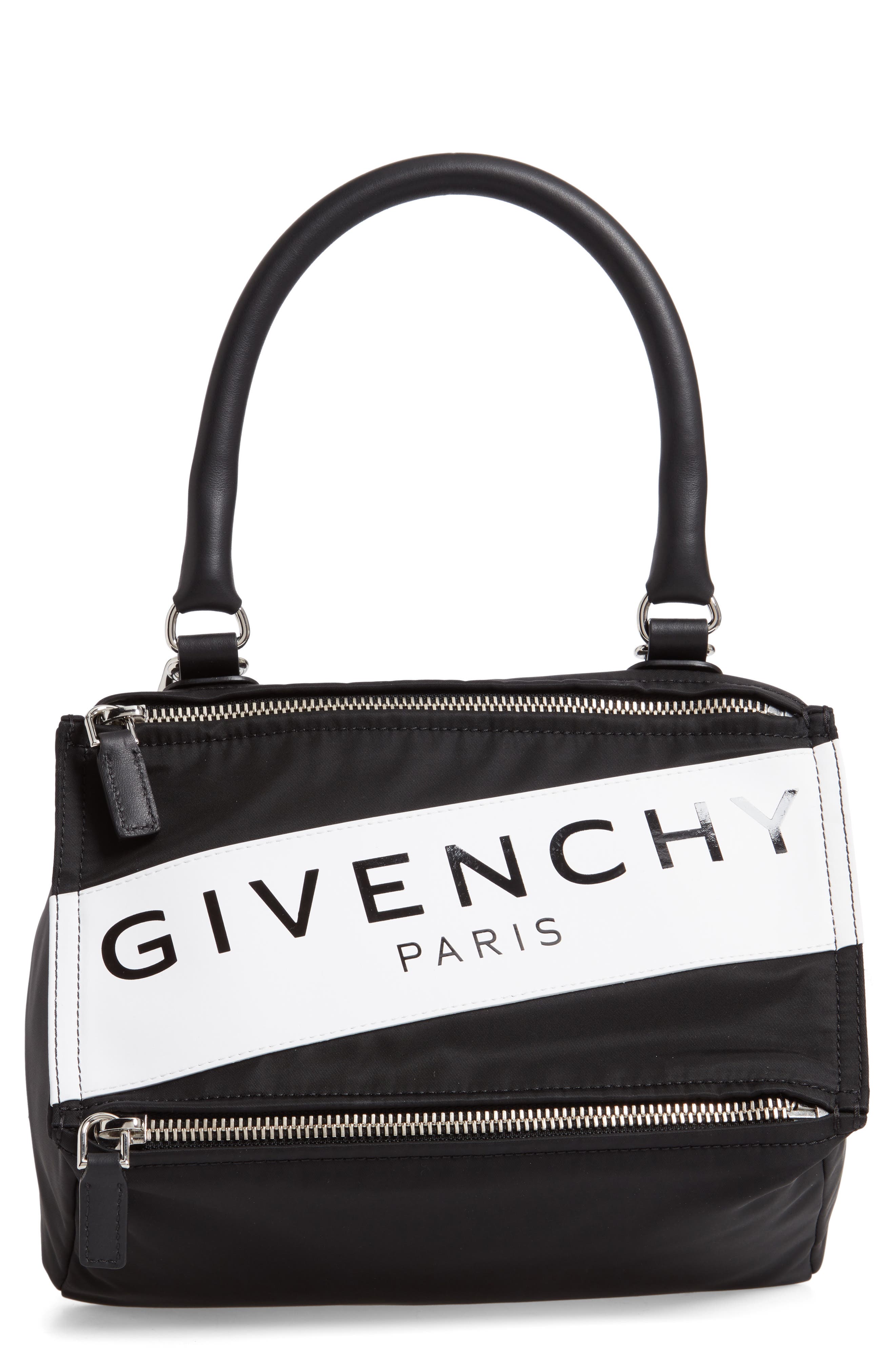 Givenchy Small Pandora Logo Shoulder Bag, Main, color, 