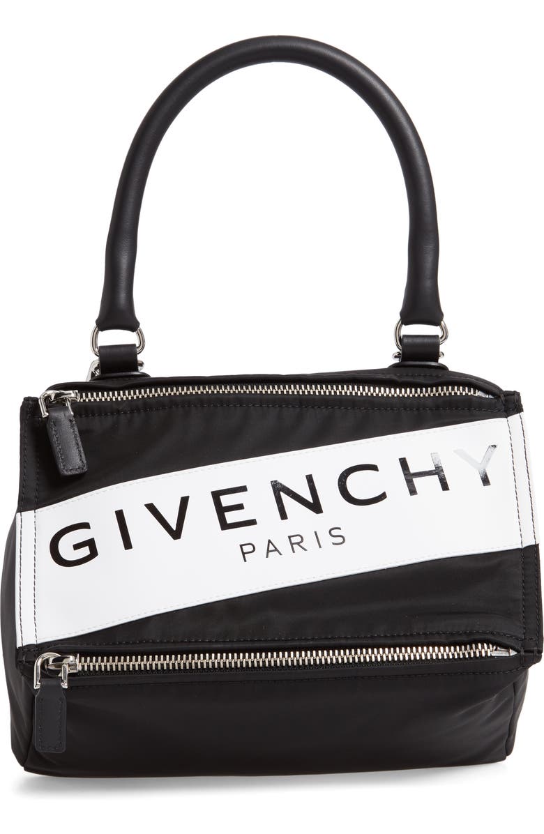 Givenchy Small Pandora Logo Shoulder Bag, Main, color,