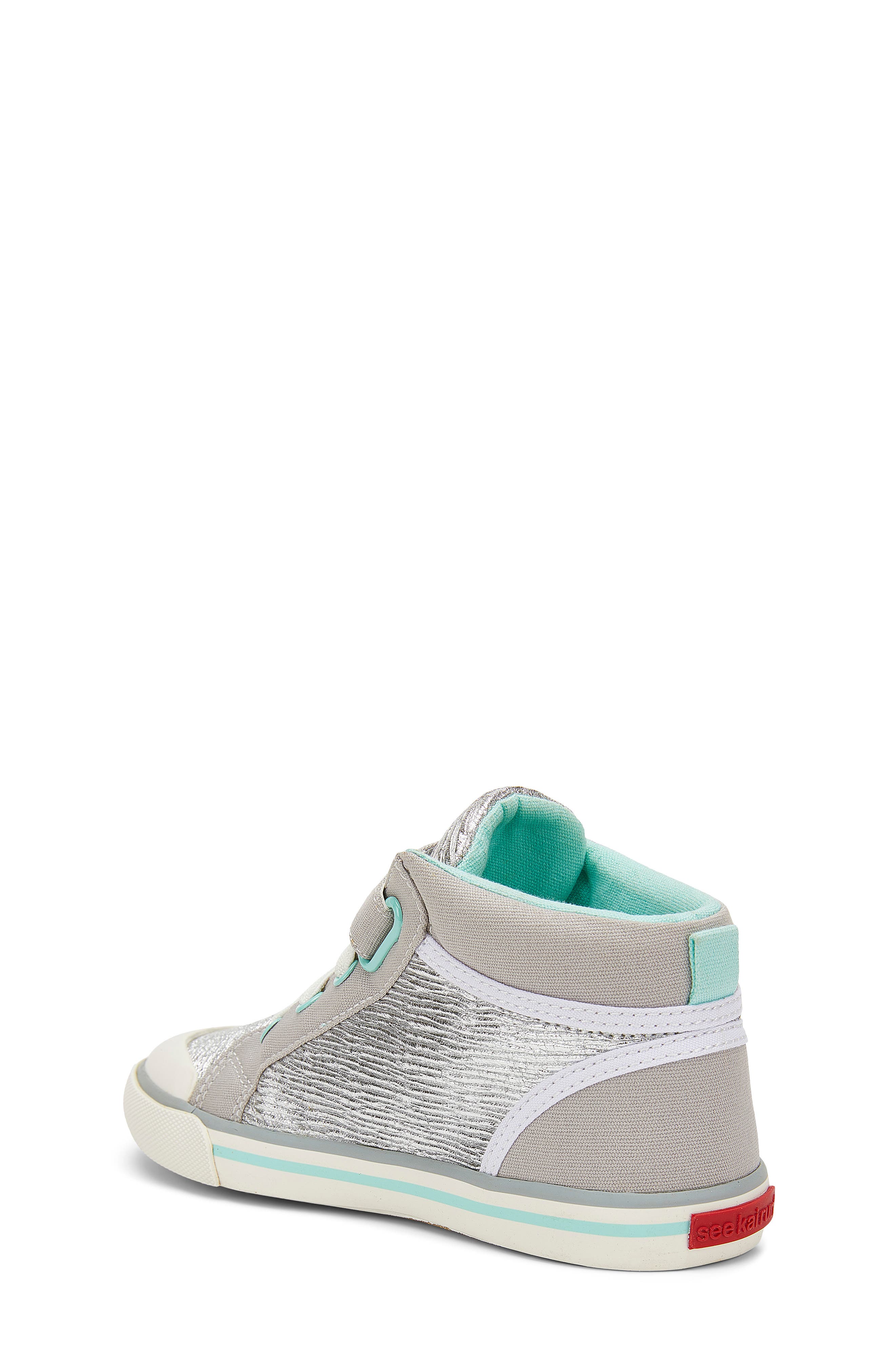 Peyton Sneaker, Alternate, color, SILVER