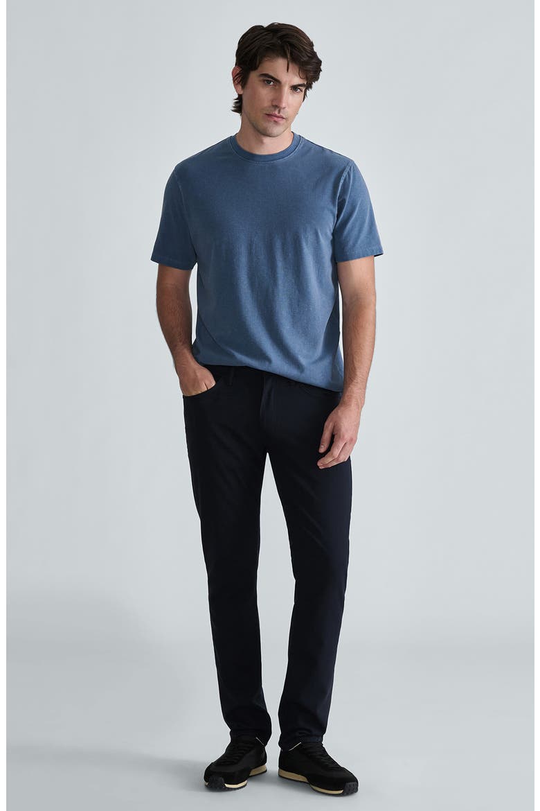 Slub Cotton Blend T-Shirt, Alternate, color, VINTAGE INDIGO
