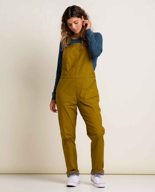 Toad And Co Bramble Lined Overall In Coyote In Multi